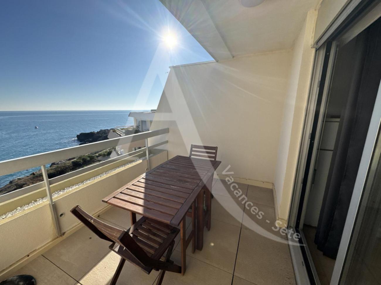40 M², 1Ere Ligne Mer, Dernier Etage Avec Ascenseur Сет Екстериор снимка